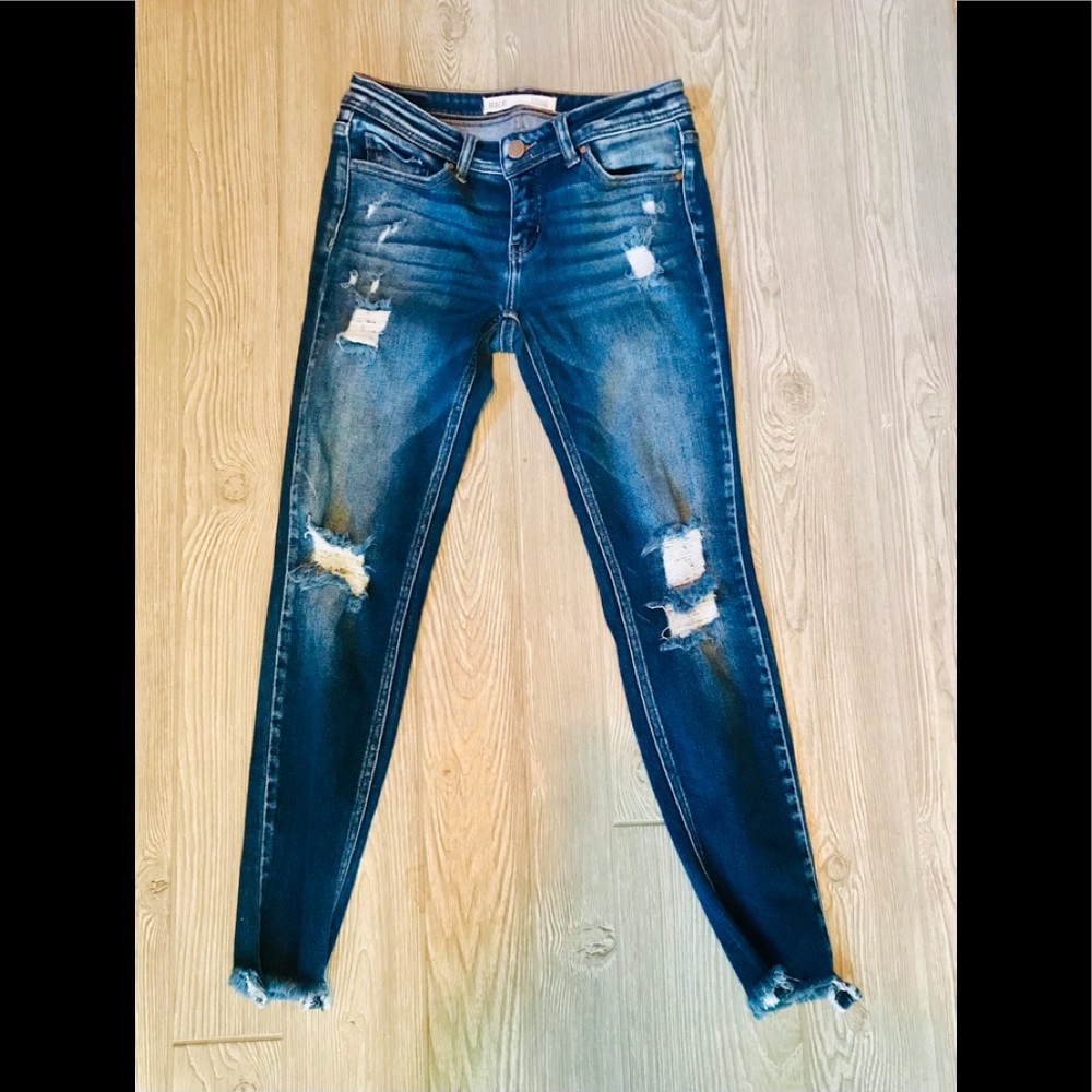 BUCKLE BKE Stella Low-rise women’s cropped jeans